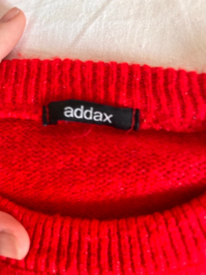 Kadın Çok Renkli Yünlü Uzun Kollu Kazak - Görsel 2