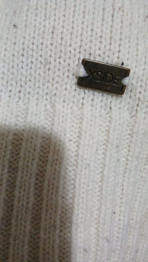 Kadın Beyaz Triko Boğazlı Kazak - Görsel 3