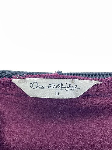 m Beden bordo Renk Miss Selfridge Mini Etek %70 İndirimli.