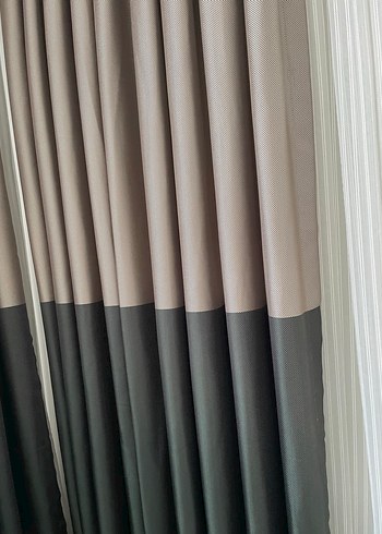 Modern Klasik Bej fon Perde - Görsel 3