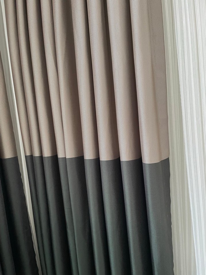 Modern Klasik Bej fon Perde - Görsel 3