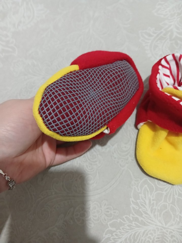 Düğmeli Erkek Bebek Ev Ayakkabısı - Görsel 4