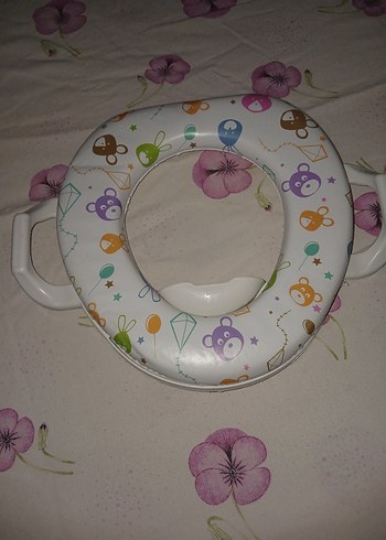 Renkli Desenli Bebek Tuvalet Adaptörü - Görsel 2