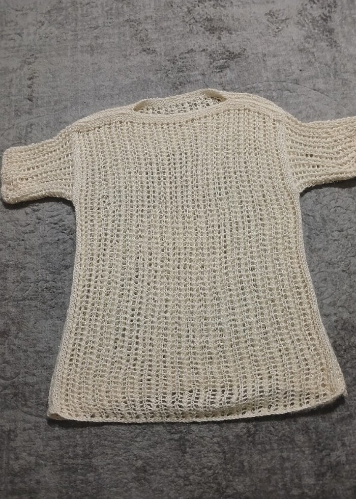 El örmesi kısa kol kazak - Görsel 3