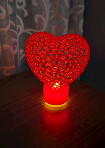 Kırmızı Kalp Figürlü Dekoratif Objeler - Görsel 2