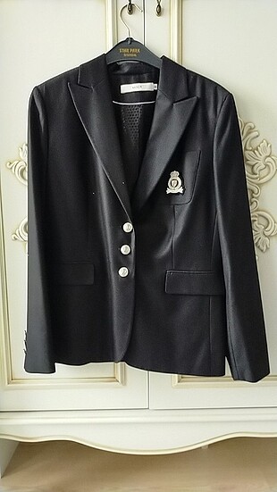 38 Beden siyah Renk Kadın ceket