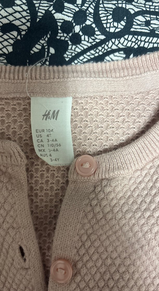 Kız Çocuk Bej Triko Hırka - Görsel 2