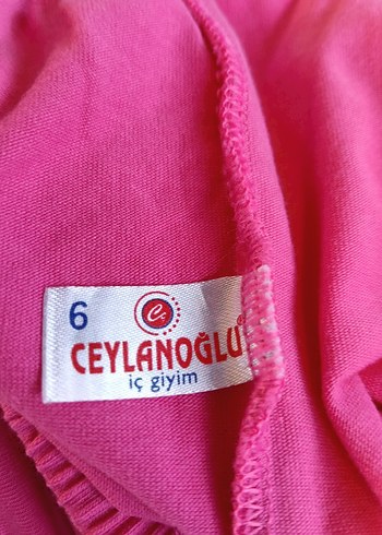 Dantelli Pembe Kız Tayt - Görsel 5