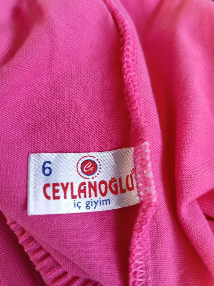 Dantelli Pembe Kız Tayt - Görsel 5