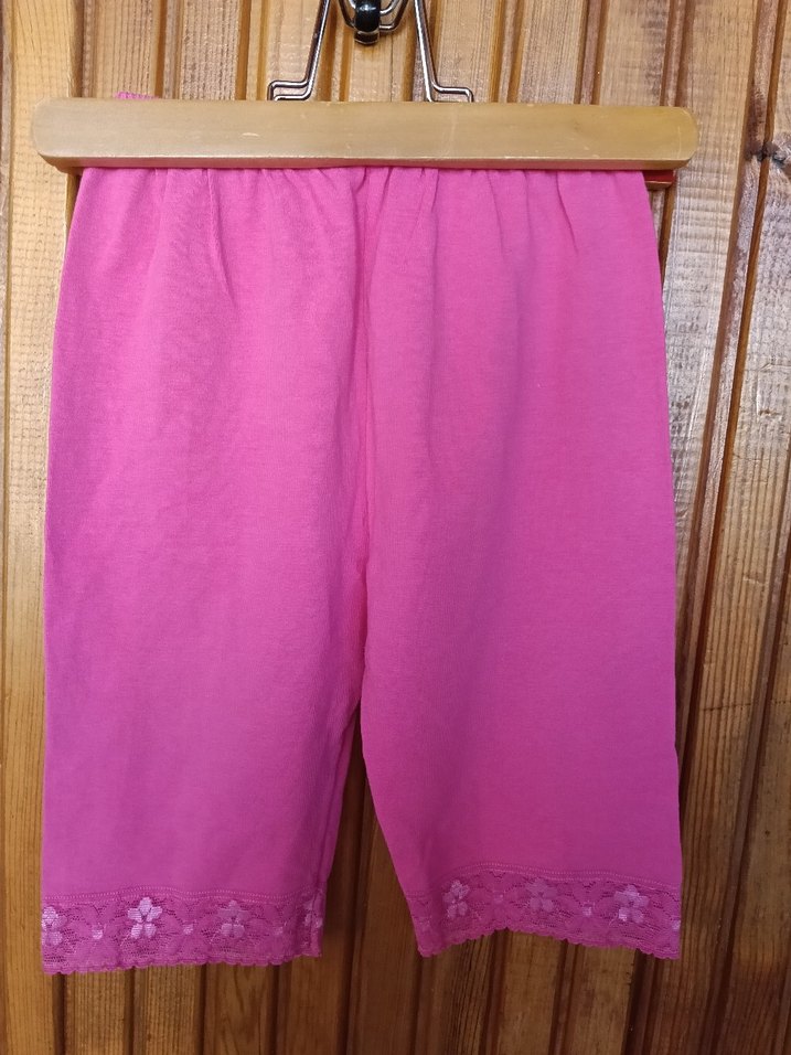 Dantelli Pembe Kız Tayt - Görsel 4