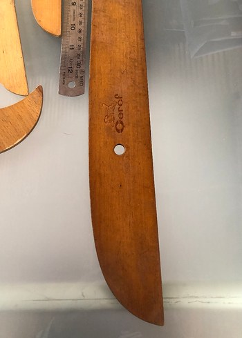 ahşap riga cetvel seti - Görsel 4