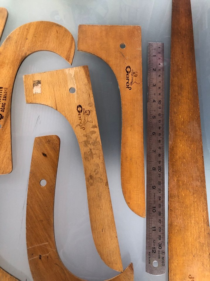 ahşap riga cetvel seti - Görsel 5