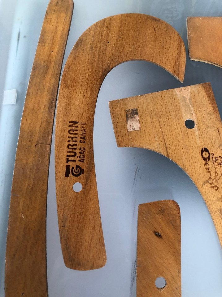 ahşap riga cetvel seti - Görsel 2