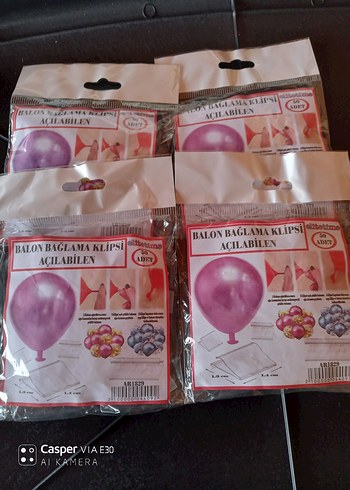Balon Bağlama Klipsi