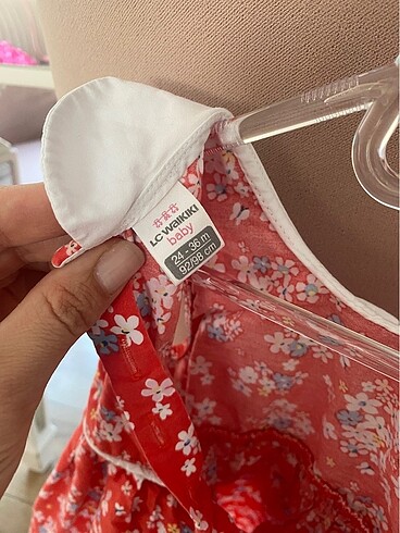 24-36 Ay Beden kırmızı Renk Lc waikiki elbise