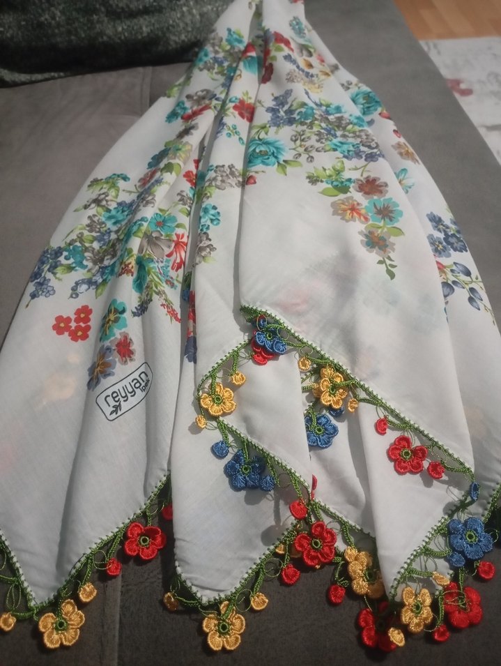 reyyan fıstık oyalı yazma - Görsel 4