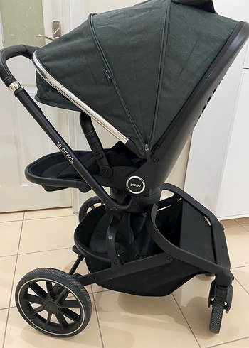 Siyah ve Gri Bebek Arabası - Görsel 2