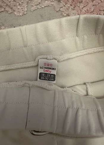 Kemerli Beyaz Kız Pantolonu - Görsel 10