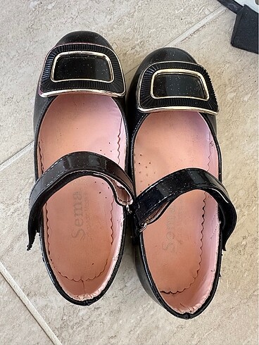 Siyah kız çocuk babet - Görsel 2