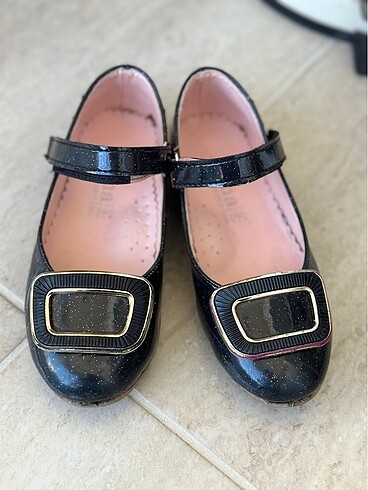 Siyah kız çocuk babet - Görsel 3