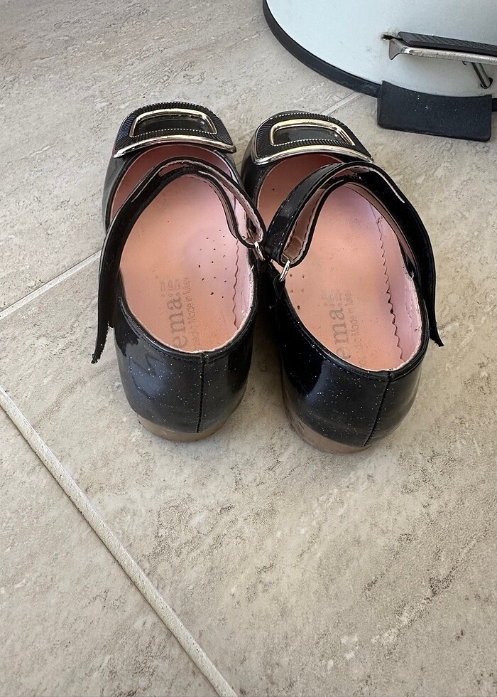 Siyah kız çocuk babet - Görsel 5