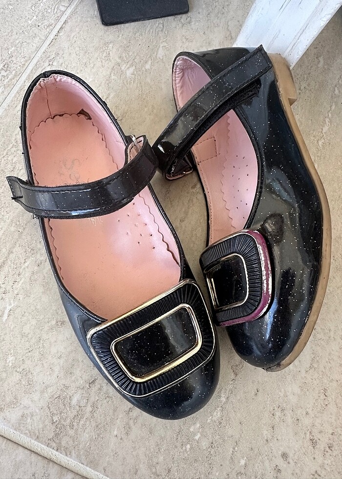 Siyah kız çocuk babet - Görsel 4