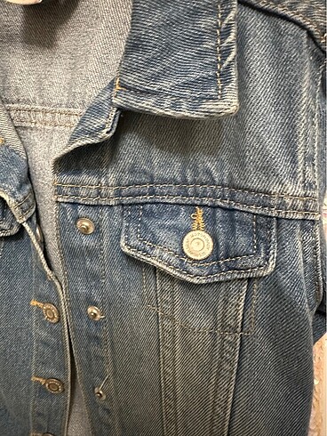 Koton kız çocuk kot ceket - Görsel 7