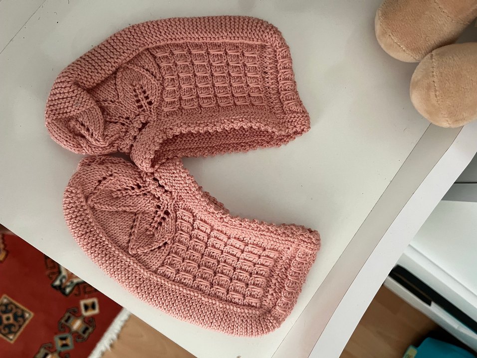 Pembe Mini Örgü patij - Görsel 2