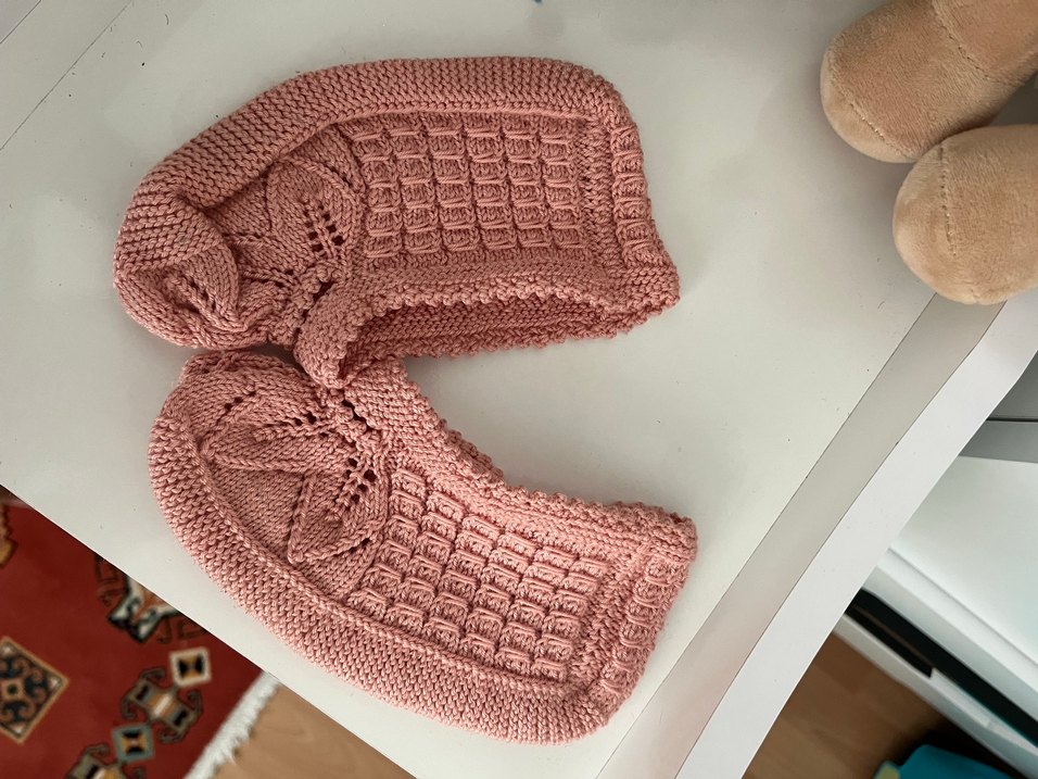 Pembe Mini Örgü patij - Görsel 3