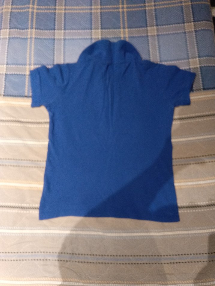 Erkek Mavi Kısa Kollu Polo Yaka Tişört - Görsel 4