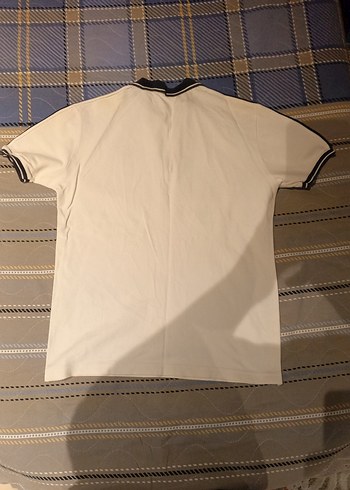 Erkek Beyaz Kısa Kollu Polo Tişört - Görsel 3