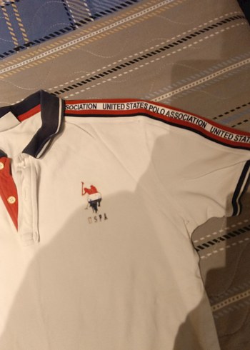 Erkek Beyaz Kısa Kollu Polo Tişört - Görsel 5