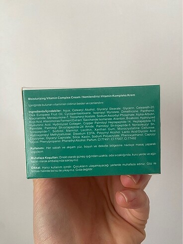 Diğer Baga botoks etkili vitamin krem