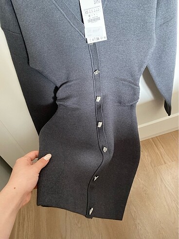 xs Beden zara triko elbise
