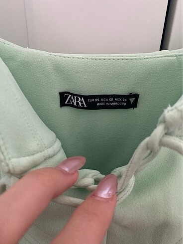xs Beden zara elbise