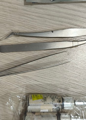 Beyaz Kirpik Uzatma Seti ve Aksesuarları - Görsel 5