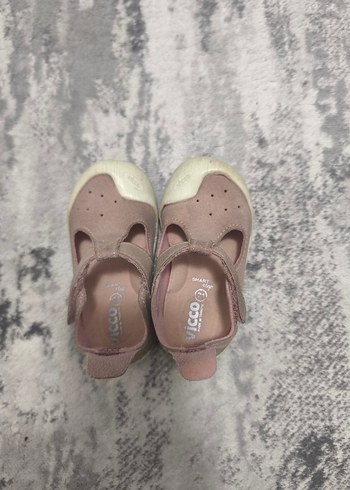 Kız Bebek İlk Adım Ayakkabısı Pembe Velcro - Görsel 3