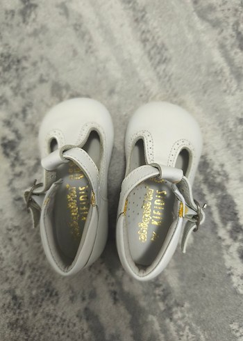 Klasik Beyaz Kız Bebek İlk Adım Ayakkabısı - Görsel 2