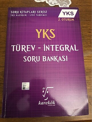 Karekök türev integral soru bankası