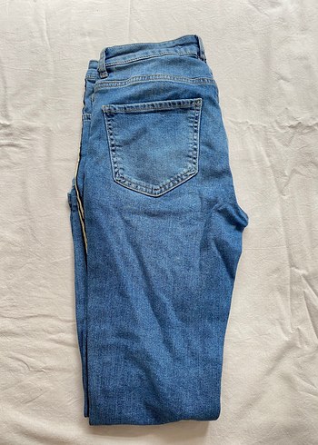 Kadın Mavi Denim Pantolon - Görsel 3