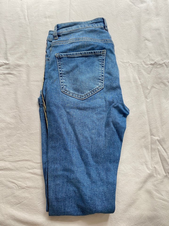 Kadın Mavi Denim Pantolon - Görsel 3