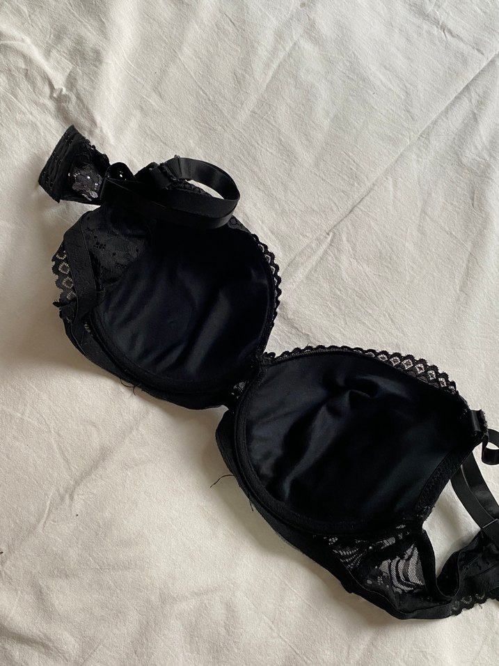 Siyah Dantelli Fitted Sütyen - Görsel 2