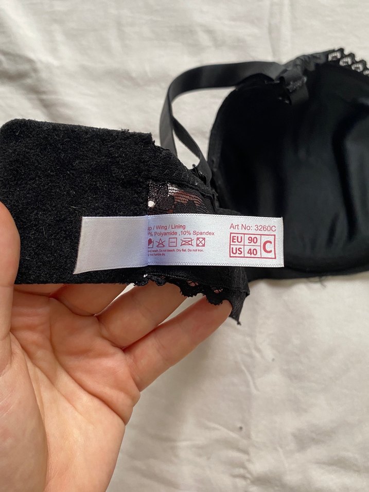 Siyah Dantelli Fitted Sütyen - Görsel 4