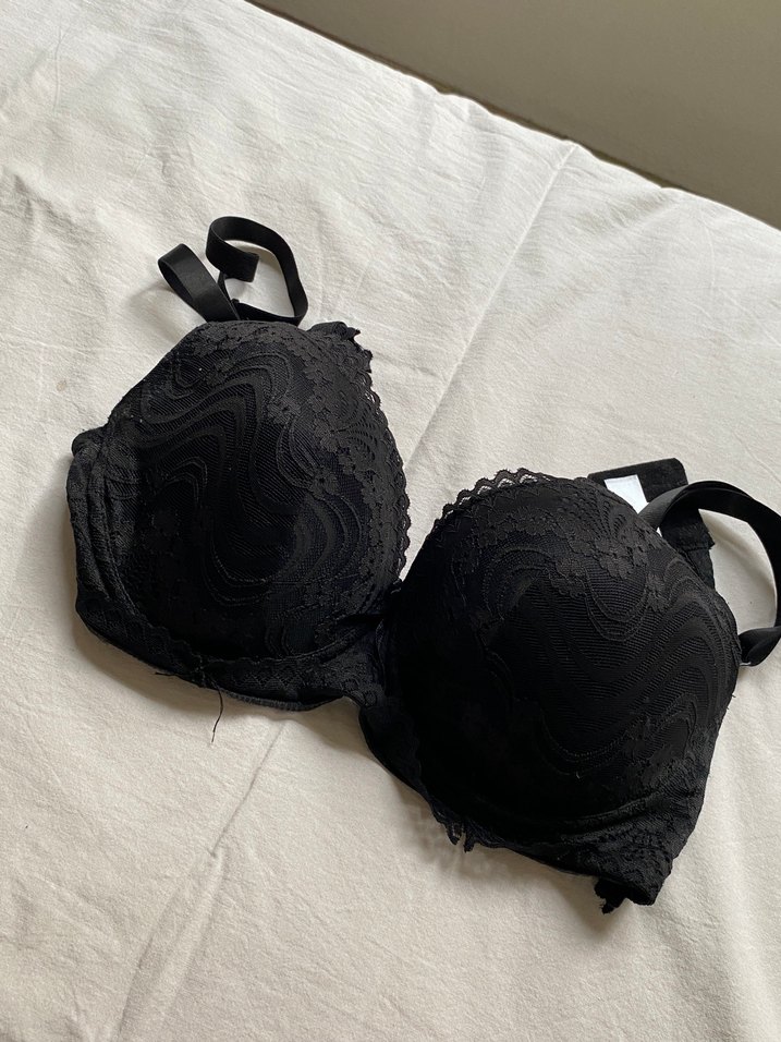 Siyah Dantelli Fitted Sütyen - Görsel 3