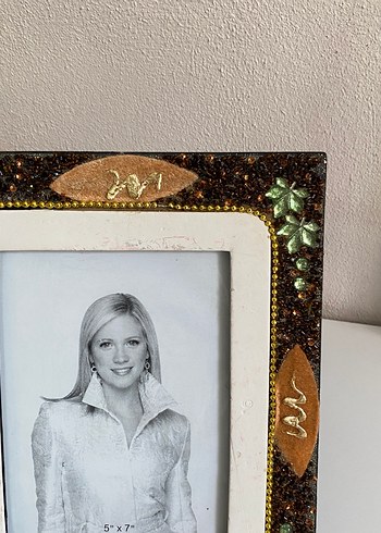 Kahverengi nostalji dekoratif çerçeve - Görsel 2