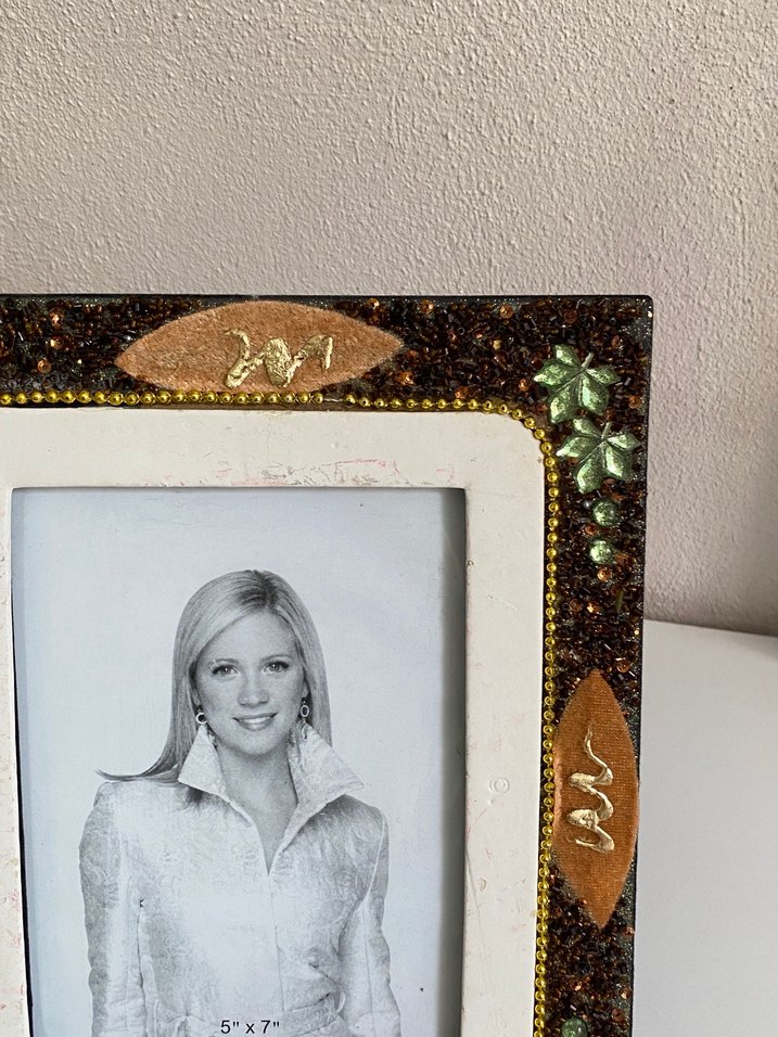 Kahverengi nostalji dekoratif çerçeve - Görsel 2