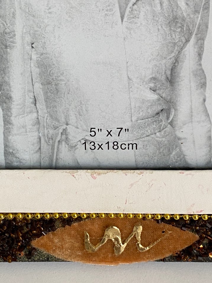 Kahverengi nostalji dekoratif çerçeve - Görsel 3