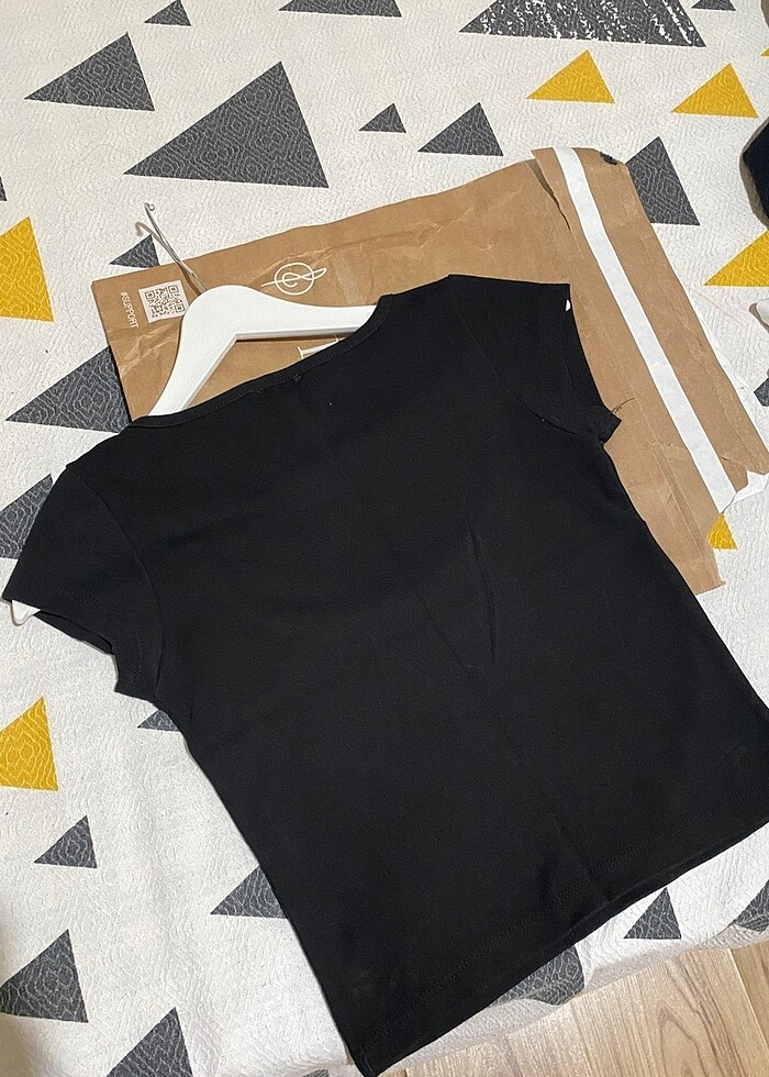 Önü açık bluz kare yaka bluz - Görsel 5