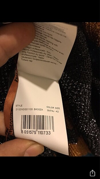 42 Beden çeşitli Renk Missoni Uzun elbise