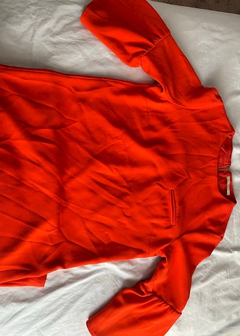 Kırmızı Saten Elbise - Görsel 2